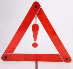 Roadside Folding Emergency Reflective Safety Warning Reflection Triangle for Car - Picture 1 of 5
