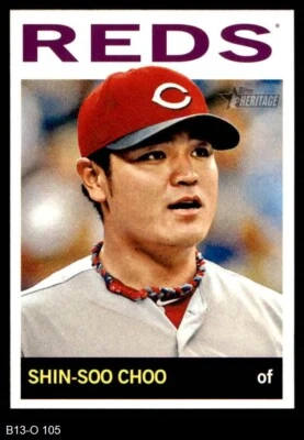 2013 Topps Heritage #105 Shin-Soo Choo Reds 8 - NM/MT - Image 1 of 2