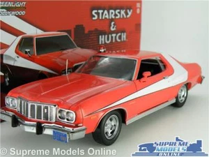 STARSKY & HUTCH FORD GRAN TORINO MODELO COCHE ESCALA 1:24 GRANDE 1976 GREENLIGHT K8 - Imagen 1 de 5