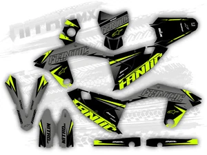 Graphics Kit fits Fantic XX125 XX 125 XX250 XX 250 2023 Decals FLUO/NEON - Picture 1 of 1