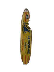 NIB New Short Landshark Lager Tap Handle Mini Size 8” Shark Bite Surfboard - Picture 1 of 2