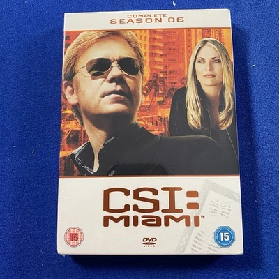 C.S.I. - Crime Scene Investigation - Miami - Series 6 [DVD] New & Sealed - Image 1 of 2
