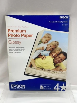 Epson S041667 Premium Glossy Photo Paper - 50 Sheets - Ink Jet - Image 1 of 4