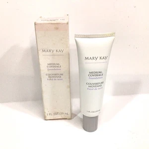 Mary Kay Medium Coverage Foundation IVORY 105 #303600 Gray Cap Lid Discontinued - Picture 1 of 2