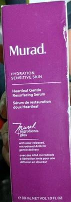 Murad Hydration Sensitive Heartleaf Gentle Resurfacing Serum 1oz new  And Fresh  - Image 1 of 2