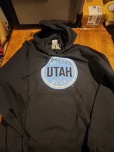 NHL Utah Hockey Club Fanatics Black Hoodie Logo Size Small  NWOT - Picture 1 of 5