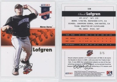 2008 TRISTAR PROjections Orange /5 Chuck Lofgren #338 - Image 1 of 2