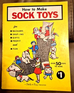 How to Make Sock Toys (1958, Paperback, A Pack-O-Fun Publication) - Bild 1 von 10