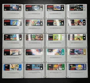 Super Nintendo Sammlung 20 Spiele + 14x Anleitung SNES - Bild 1 von 19