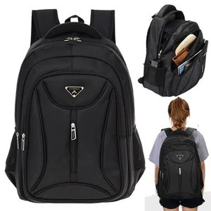 Men Women Laptop Backpack Waterproof Large Rucksack Travel School Shoulder Bag - Picture 1 of 12
