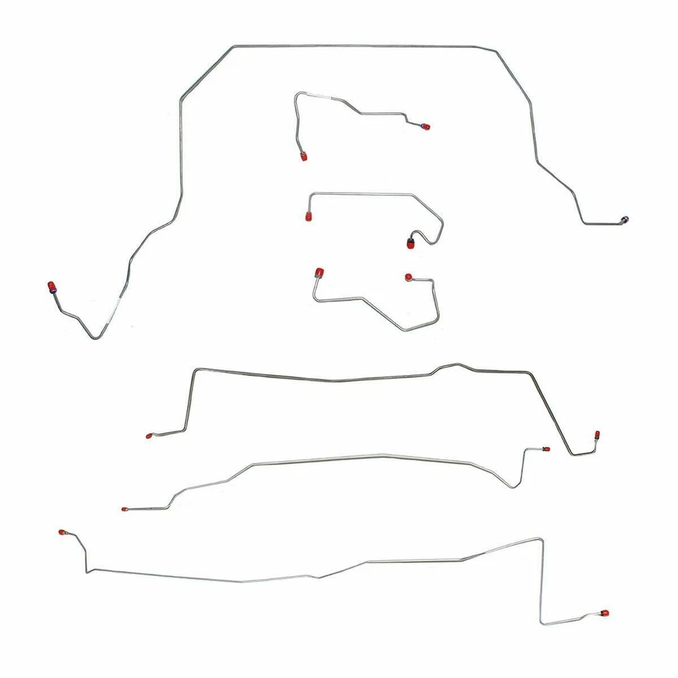 Kit completo de línea de freno para Ford Expedition 97-01 4x4 acero inoxidable CBK0050SS Foto 1 de 3