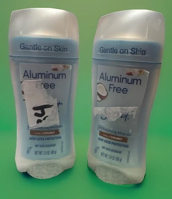 LOT (2) SECRET NOTES OF COCONUT DEODORANT ALUMINUM-FREE 48HR PROTECTION 2.4 OZ - Image 1 of 3