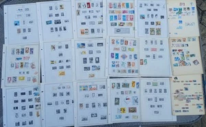BRASILIEN BRIEFMARKENSAMMLUNG EINZELBLÖCKE ALBUMSEITEN - Bild 1 von 13