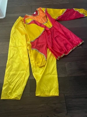 XL Used Multi Color Mardi Gras Float Costume - Image 1 of 2