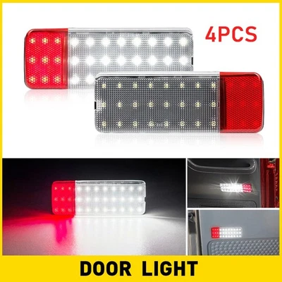 2Pair Car Side Door Panel LED Courtesy Lights For Ford F150 F250 1992 1993-1996 - Image 1 of 4