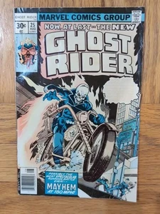 Ghost Rider 25 1977 Marvel Comics Reader Copy Cover Faded Complete - Picture 1 of 7