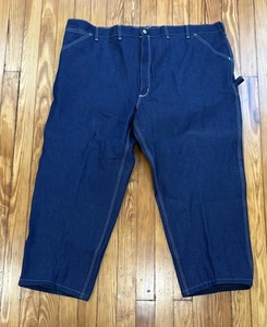 VTG Carhartt 80W Carpenter Jeans Size 48x30 1980’s USA Made - Picture 1 of 3
