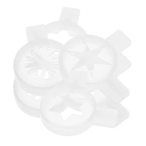 Juego de 6 boquillas decorativas para máquina de servicio suave accesorios para máquina de helado para - Imagen 1 de 12