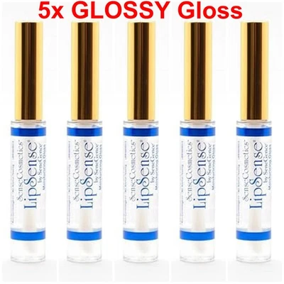 💌 LOT of 5/GLOSSY GLOSS LipSense SeneGence NEW/SEALED---BY MORE/SAVE MORE - Image 1 of 2