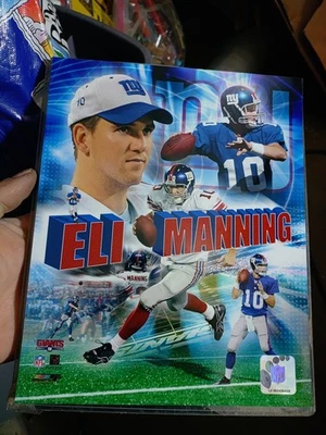 RETRATO MÁS FOTO 8X10 ELI MANNING New York Giants Foto 1 de 2