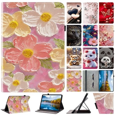 For iPad 5/6/7/8/9/ 10/ 11th Gen A16 Mini Air Pro  Leather Wallet Flip back case - Image 1 of 4