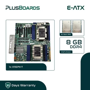 Placa madre de servidor Supermicro X11DPH-T LGA 3647 2x Xeon 4110 8 GB RAM 2x 2U HS - Imagen 1 de 7