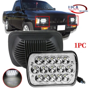 Crystal 7x6'' LED Headlight Projector Replacement For Nissan Pickup Hardbody D21 - Bild 1 von 11