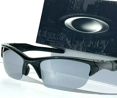 NEW* Oakley Half Jacket 2.0 Black w POLARIZED Galaxy Chrome Lens Sunglass  9154 - Image 1 of 4
