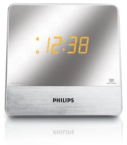 Philips AJ3231/37 Mirror Finish Dual Digital Alarm Clock AM/FM Radio - Picture 1 of 2