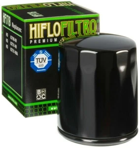 HiFlo Oil Filter Glossy Black HF171B Harley Davidson - Picture 1 of 1