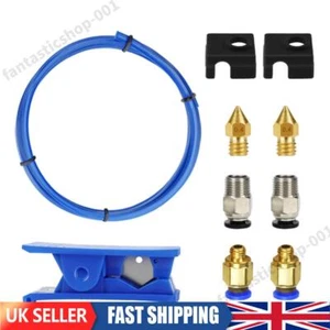 10pcs/Set PC4-M6 Pneumatic Connectors+1m PTFE Tube for Ender 3 3D Printer Parts - Afbeelding 1 van 12