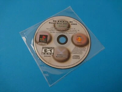PLAYSTATION 1 KIOSK DEMO DISC (2004-2005) PS1 - NEW SEALED IN ORIGINAL SLEEVE - Image 1 of 4