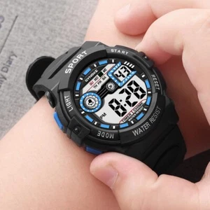 Fashion Student Electronic Watch Sports Watch Waterproof Digital Watch - Picture 1 of 14