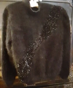 Pull Angora Glory sweater Noir 70% - Picture 1 of 9