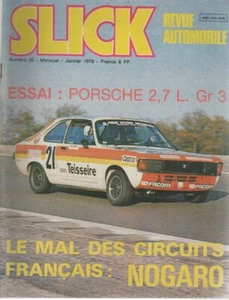 SLICK 20 #20 1979 TEST PORSCHE 911 CARRERA RS 2.7 Gr3 MATRA BAGHEERA PRICARD - Bild 1 von 2