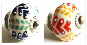 MÖBELKNOPF Möbelknauf Schubladen Schrank Keramik Möbelknöpfe Möbelknäufe Knauf - Bild 1 von 7