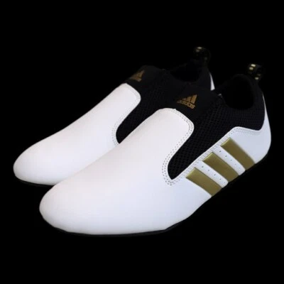 Adidas Contestant Pro Taekwondo, Karate, MMA Shoes White/Black/Gold - Image 1 of 4