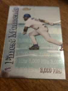 2000 Topps Finest Baseball Card Finest Moments Refractor #FM3 Tony Gwynn