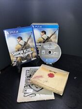 Sniper Elite III 3 PS4 Collectors Edition Steel Tin Game Maps Dog Tags Shooter