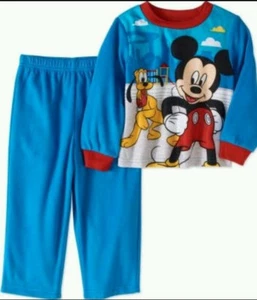 NUEVO Niño NIÑO NIÑO MICKEY MOUSE 2 PIEZAS JUEGO DE PIJAMAS 12 Meses o 2T - Imagen 1 de 1
