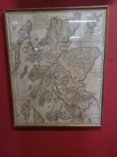 J. Kirkwood & Sons, an engraved map of Scotland, published 1804, framed. 71.5cm 