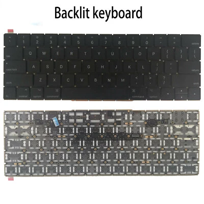 New Backlit Keyboard Layout For MacBook Pro 13" 15" A1706 A1707 Late 2016 2017 - Image 1 of 4