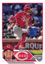 TJ Friedl 2023 Topps Baseball card Series Two Base #558 Cincinnati Reds