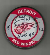 Marcel Dionne Signed & Inscribed Detroit Red Wings Souvenir Puck