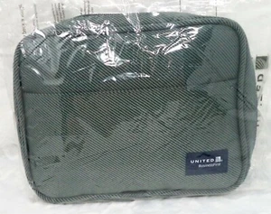 UNITED AIR LINES grau Stoff/Netz PHILOSOPHIE Amenity Tasche (NEU) - Bild 1 von 4
