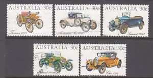 Australia 1984 Veteran & Vintage Cars Fine used set 5 stamps. - Picture 1 of 1
