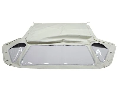 Se adapta a MG Midget 70-80 tapa blanda con ventana de plástico aprobada por D.O.T vinilo blanco Foto 1 de 3