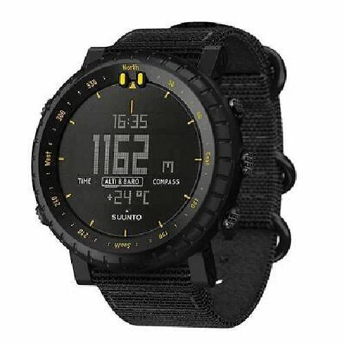 SUUNTO Core SS050276000 Black yellow 3ATM azimuth Altitude Atmosphere Depth