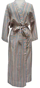 Kimono largo - rayas sabana - tamaño libre - Imagen 1 de 4