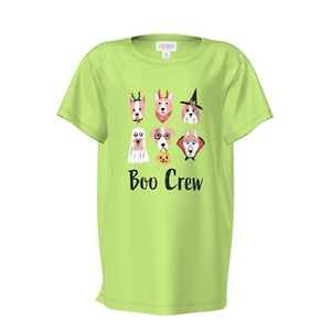 Size 6 Kids Unisex LuLaRoe Parker Tee Short Sleeve Shirt Halloween Boo Crew - Picture 1 of 4